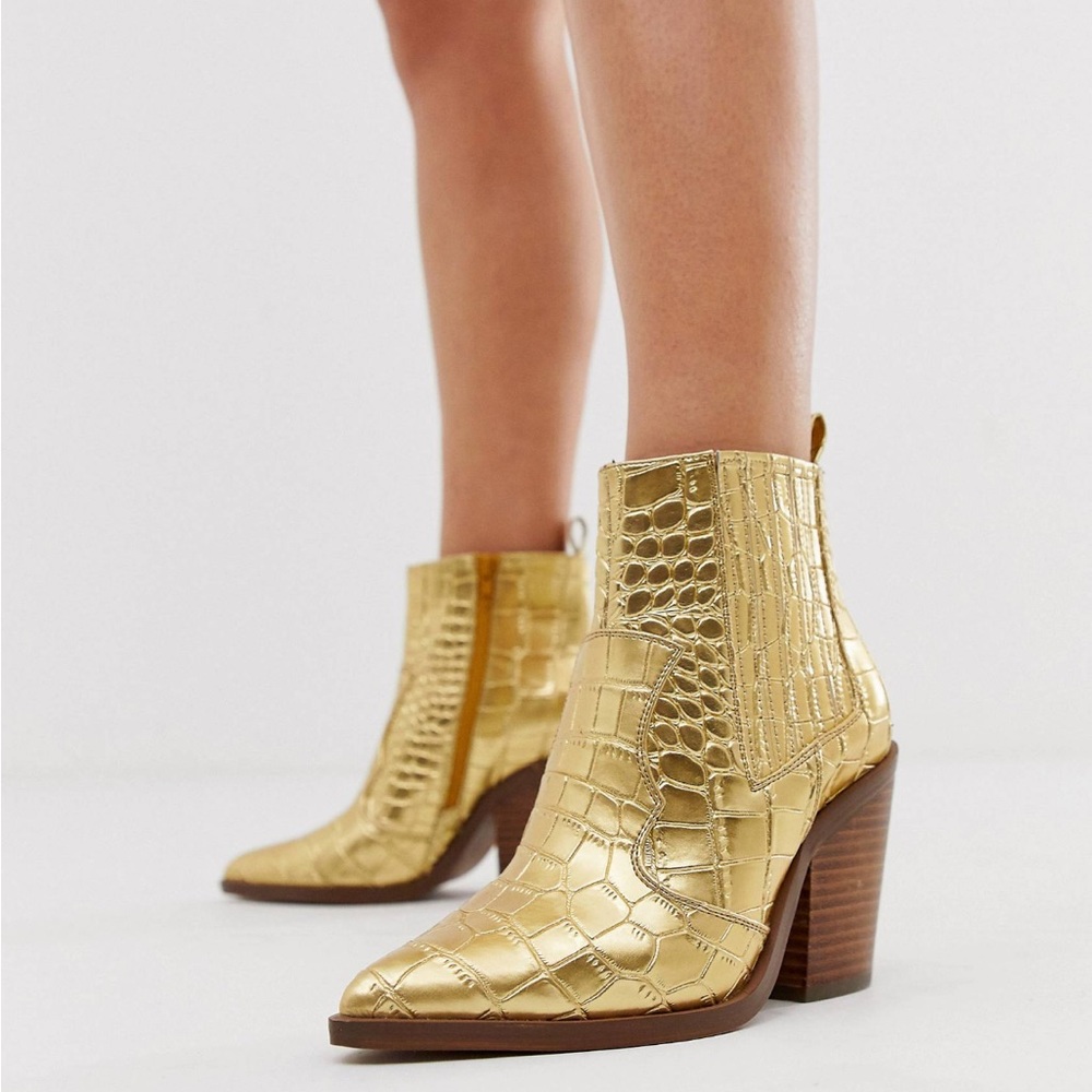 Wide Fit Elliot Western Boot